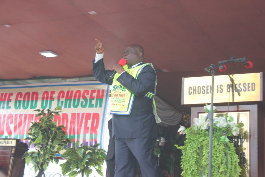 The General Overseer of The Lord's Chosen Charismatic Revival Movement, Pastor Lazarus Muoka