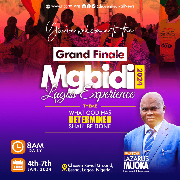 WHAT GOD HAS DETERMINED SHALL BE DONE (PT 4) - PST LAZARUS MUOKA