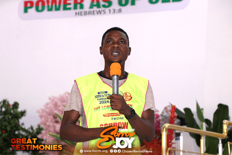 From Sorrow To Joy 2024 - Testimony Of Brother ONUORA CHIBUEZE